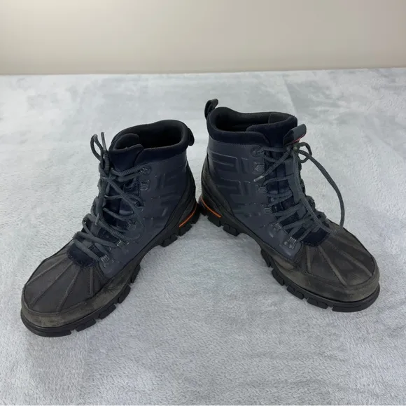 Polo Ralph Lauren Delton Duck Leather Boots Men's Size 10D Winter Outdoors