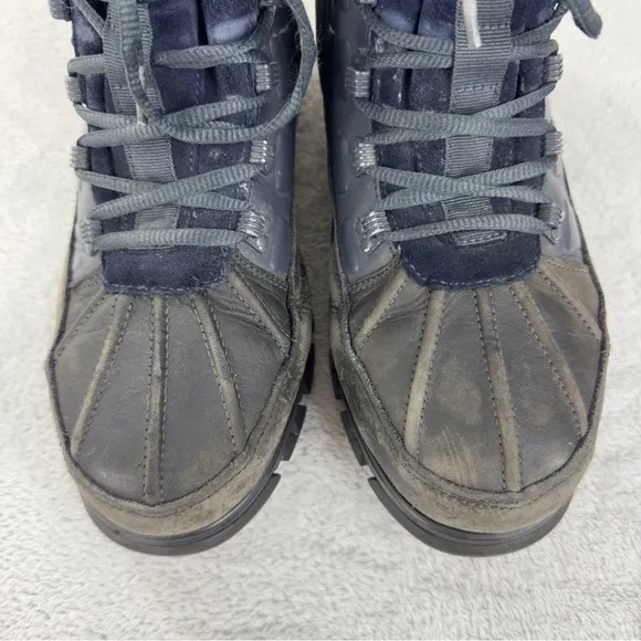 Polo Ralph Lauren Delton Duck Leather Boots Men's Size 10D Winter Outdoors