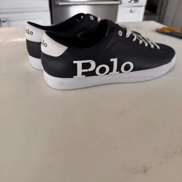Polo Ralph Lauren  Men’s Longwood Sneaker / Shoes NAVY BLUE SIZE 11.5 NEW