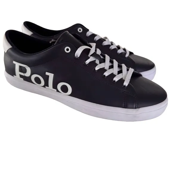 Polo Ralph Lauren  Men’s Longwood Sneaker / Shoes NAVY BLUE SIZE 11.5 NEW
