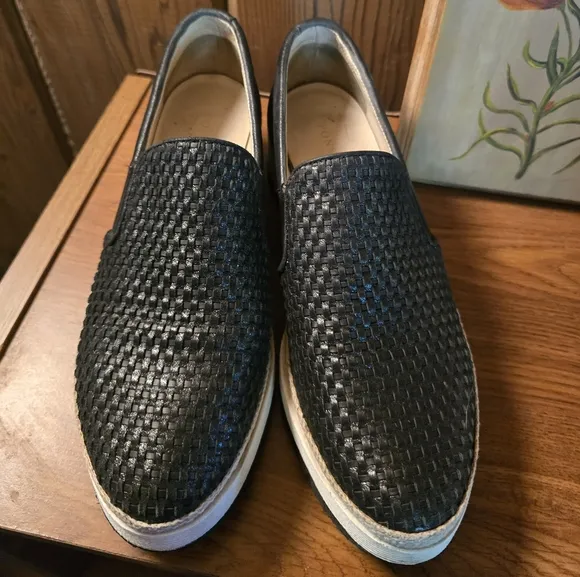 Pons Quintana Lyon Platform Braided Loafers NWOT Size 36
