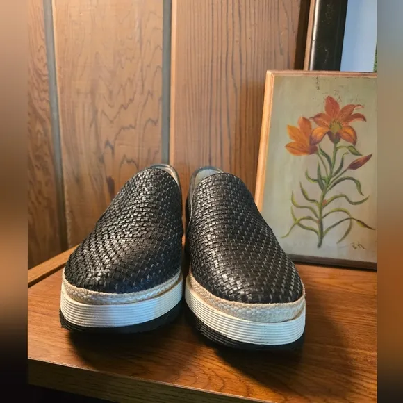 Pons Quintana Lyon Platform Braided Loafers NWOT Size 36