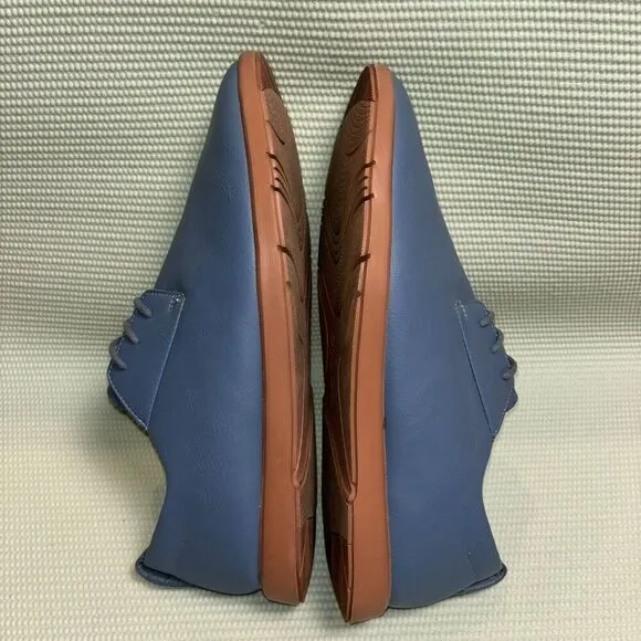 Ponto The Pacific Oxford Shoes Blue Leather Casual Lace Up Men’s Size 14