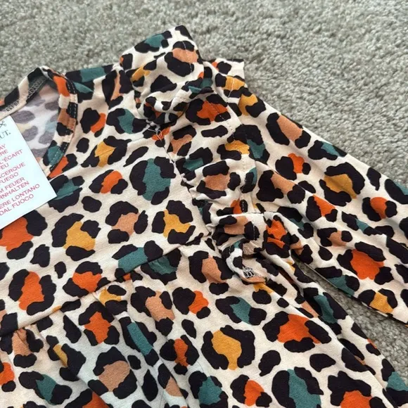 Posh Peanut Sz 7 Cheetah print dress/tunic