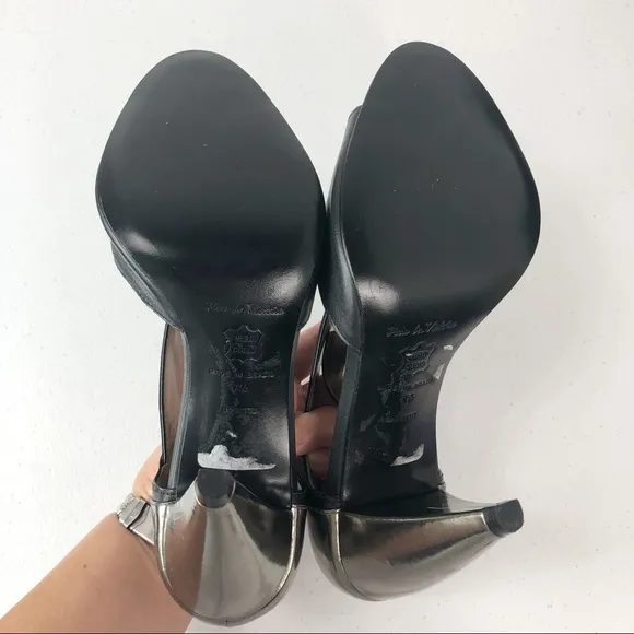 Pour la Victoire black high heel shoes 7.5 (#38)