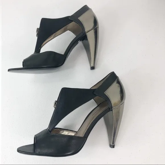 Pour la Victoire black high heel shoes 7.5 (#38)