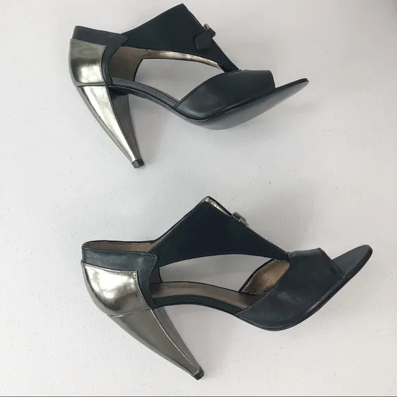 Pour la Victoire black high heel shoes 7.5 (#38)
