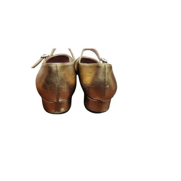Pretty Ballerinas Leather ballet flats Mary Jane heel Size EU 40/US 10