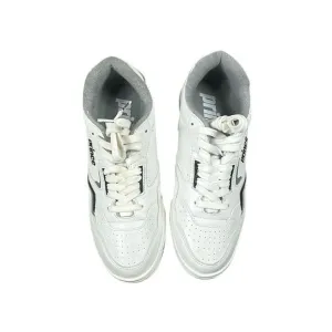 Prince FST838  Womens Lace Up Sneakers‎ Size 9.5 White Leather Upper NWT