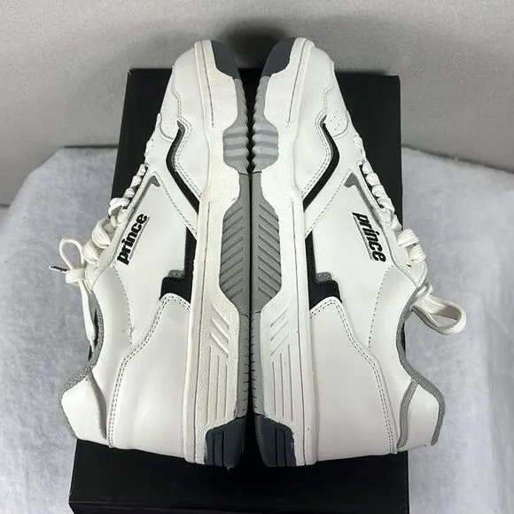 Prince FST838  Womens Lace Up Sneakers‎ Size 9.5 White Leather Upper NWT