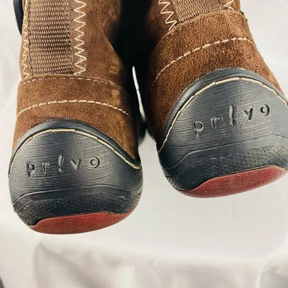 Privo by Clarks Brown Suede Leather Hayseed Winter Ankle Boots Size 7