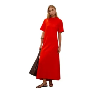 Proenza Schouler Noelle Midi Dress in Red Size XS