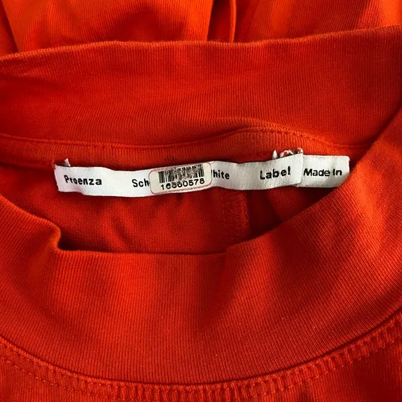 Proenza Schouler Noelle Midi Dress in Red Size XS