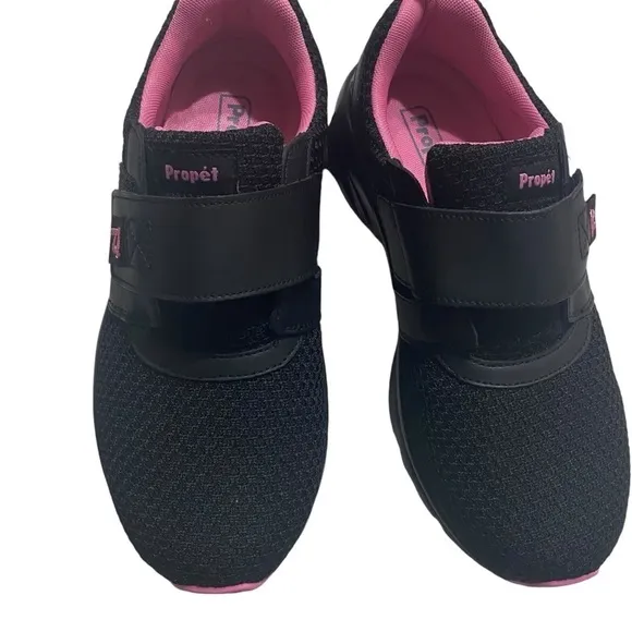 Propet Women's Black Berry Stability Strap Shoes Size US 10.5 XX (4E) NEW Casual