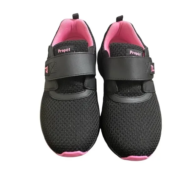 Propet Women's Black Berry Stability Strap Shoes Size US 10.5 XX (4E) NEW Casual