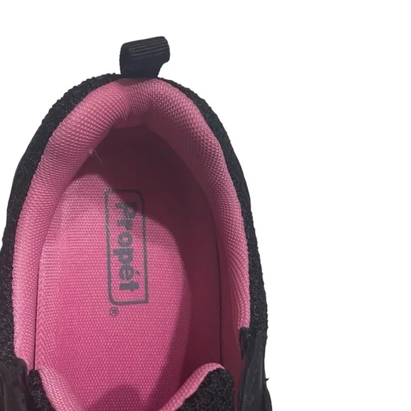 Propet Women's Black Berry Stability Strap Shoes Size US 10.5 XX (4E) NEW Casual