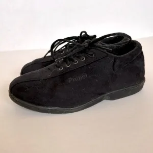 Prope’t Women’s black Comfort Lace Up Casual Shoes Sz 7