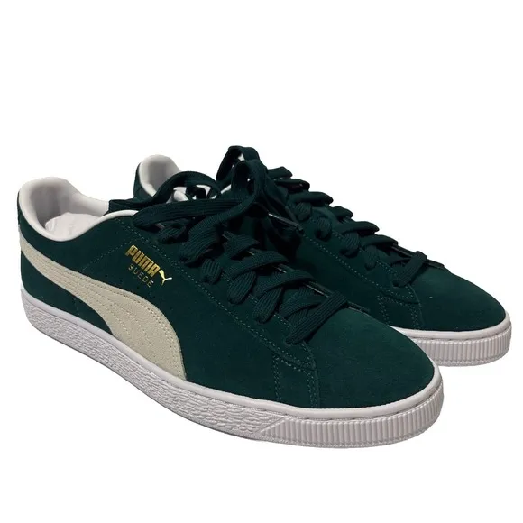 Puma Classic XXI 37491589 Mens Malachite Green Suede Lifestyle Sneakers Shoes 12