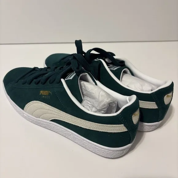 Puma Classic XXI 37491589 Mens Malachite Green Suede Lifestyle Sneakers Shoes 12