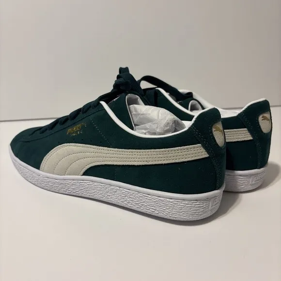 Puma Classic XXI 37491589 Mens Malachite Green Suede Lifestyle Sneakers Shoes 12