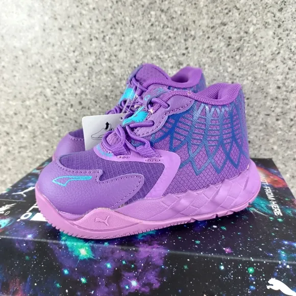 Puma Lamelo 'Queen City' Sneakers Purple Infant Kids Shoes