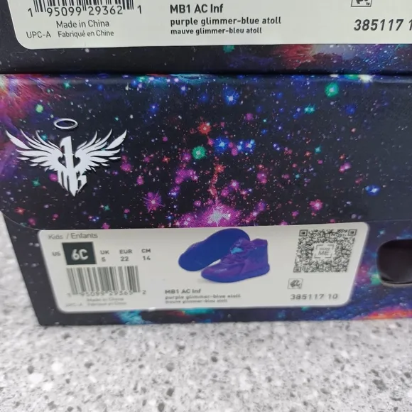 Puma Lamelo 'Queen City' Sneakers Purple Infant Kids Shoes