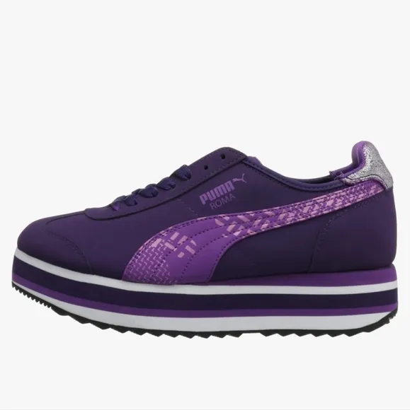 PUMA Roma Slim Stacked Camo  sneakers New