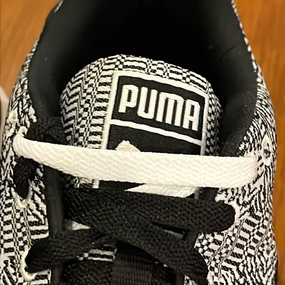 Puma XS500 Woven shoes sneakers new Oreo black white 360106 01 Mens Sizes