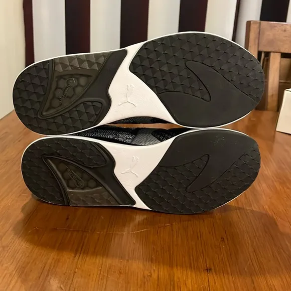 Puma XS500 Woven shoes sneakers new Oreo black white 360106 01 Mens Sizes