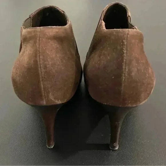 Ralph Lauren Purple Label Ankle Boots Heel Booties Designer Officecore Siren