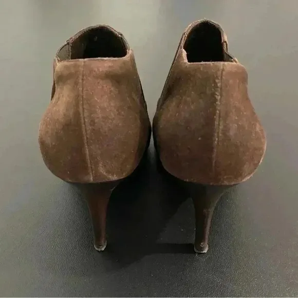 Ralph Lauren Purple Label Ankle Boots Heel Booties Designer Officecore Siren