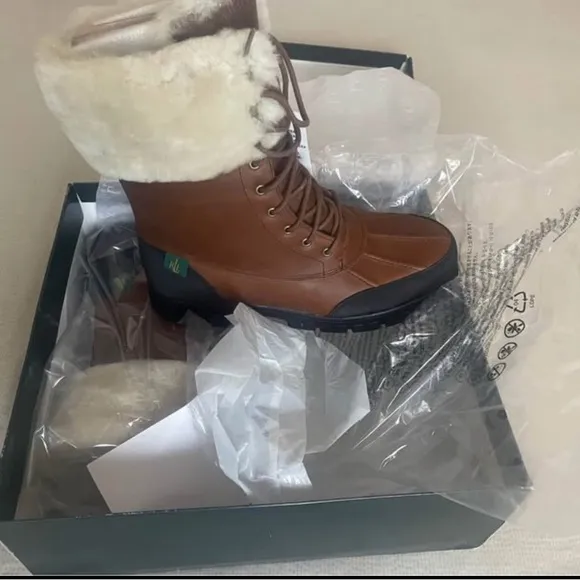 Ralph Lauren QUINTA Winter/Autumn Leather Boots