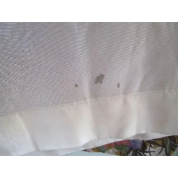 Ramsay of Dublin Floral Knife Pleat Skirt Lined Made in Ireland Large GUC