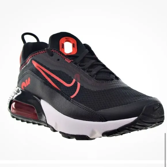 RARE Nike Air Max 2090 Black and Chili Red Sneakers Shoes Women’s 8 Youth 6.5