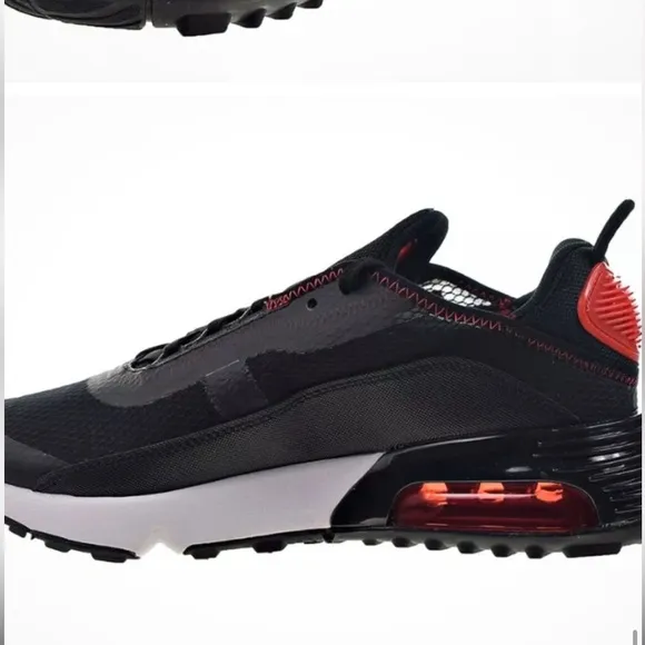 RARE Nike Air Max 2090 Black and Chili Red Sneakers Shoes Women’s 8 Youth 6.5