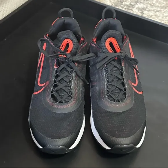 RARE Nike Air Max 2090 Black and Chili Red Sneakers Shoes Women’s 8 Youth 6.5