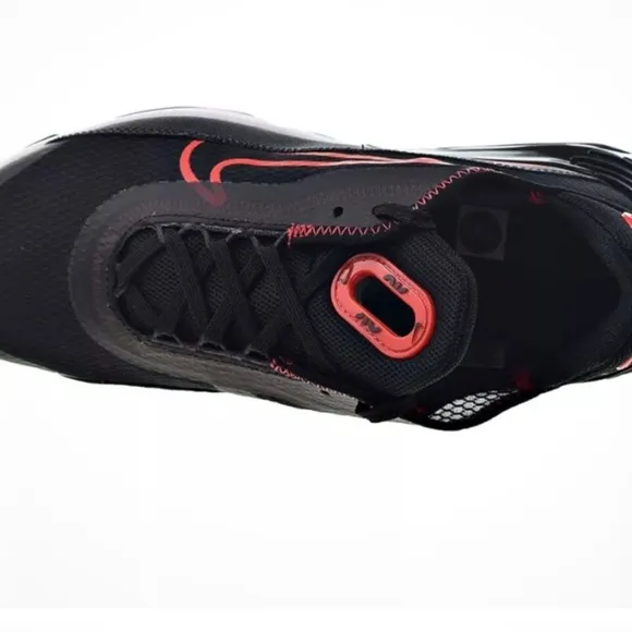RARE Nike Air Max 2090 Black and Chili Red Sneakers Shoes Women’s 8 Youth 6.5