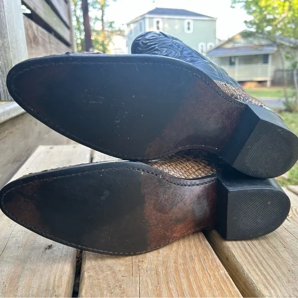 Rare Vintage Snakeskin Cowboy Boots
