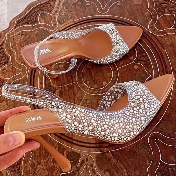 RARE!!! ZARA Pointed Toe Slingback Shoes NWT LAST ONE!!!