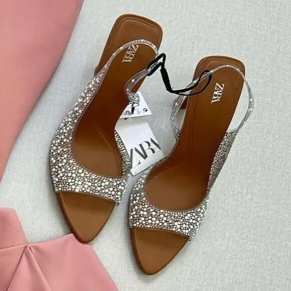 RARE!!! ZARA Pointed Toe Slingback Shoes NWT LAST ONE!!!