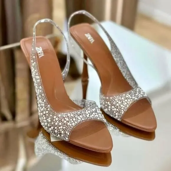 RARE!!! ZARA Pointed Toe Slingback Shoes NWT LAST ONE!!!