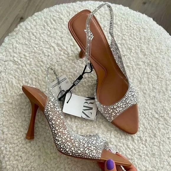RARE!!! ZARA Pointed Toe Slingback Shoes NWT LAST ONE!!!