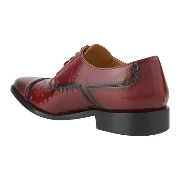RAYMOND Burgundy OXFORD STYLE DRESS SHOES