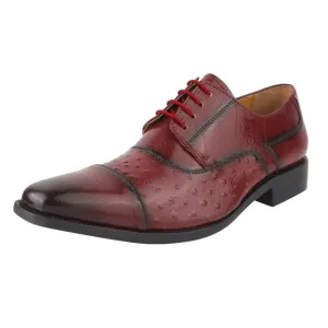 RAYMOND Burgundy OXFORD STYLE DRESS SHOES