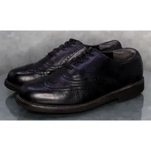Red Wing Men's Wingtip Oxfords Dress Shoes Size 10 D Leather Black