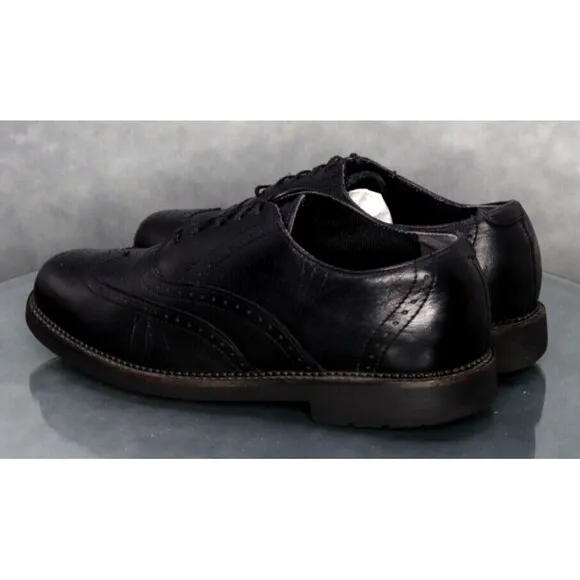 Red Wing Men's Wingtip Oxfords Dress Shoes Size 10 D Leather Black