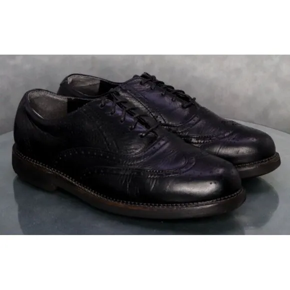 Red Wing Men's Wingtip Oxfords Dress Shoes Size 10 D Leather Black