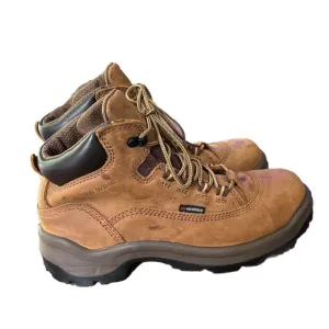 Red Wing Women's Steel Toe Hiking Work Boots 9 Brown ASTM F2413 Slip Resistant