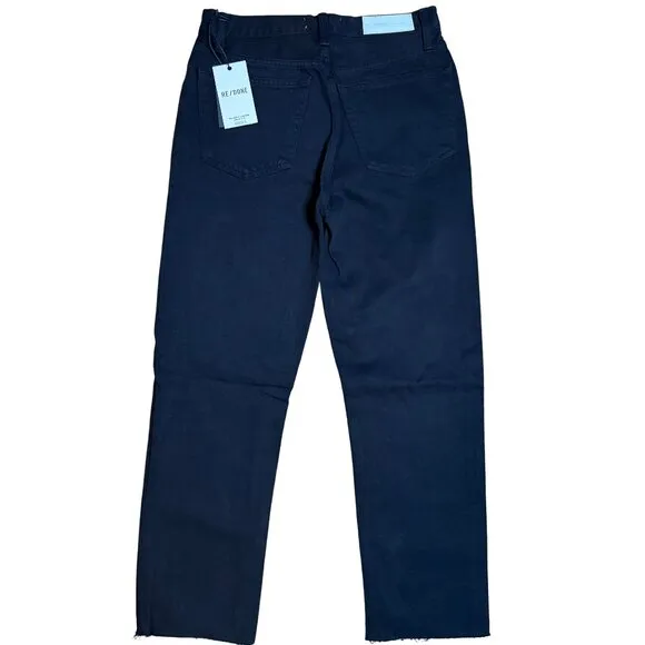 Re/Done Originals High Rise Stove Pipe Jeans 👖 - Black 🖤 | Size 27 | NWT ✨