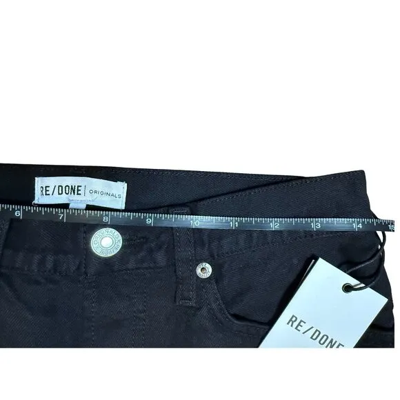 Re/Done Originals High Rise Stove Pipe Jeans 👖 - Black 🖤 | Size 27 | NWT ✨